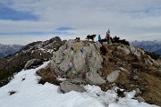 50 In vetta al Monte Cancervo (1831 m) con vista in cima Venturosa
